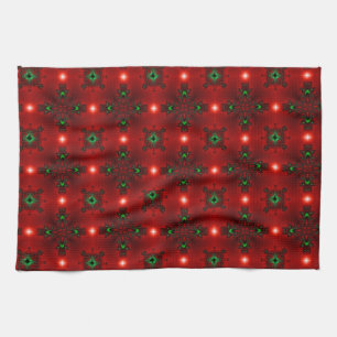 Linge De Cuisine Artdeco de Noël en style rétro