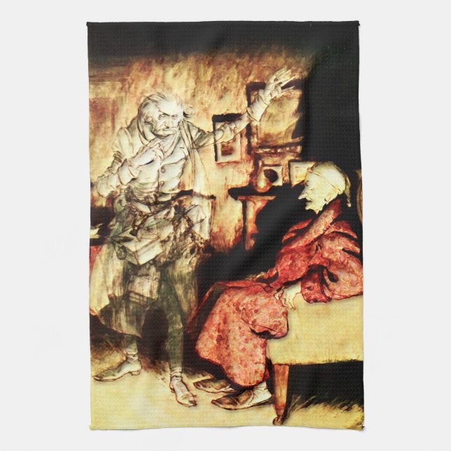 Linge De Cuisine Arthur Rackham - Un Carol de Noël - Scrooge (Vertical)