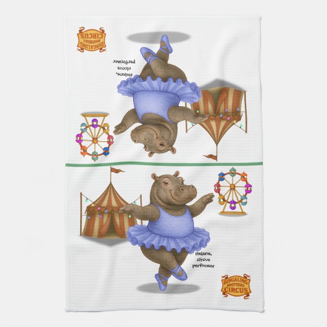 Linge De Cuisine Artiste de cirque Helene (Vertical)