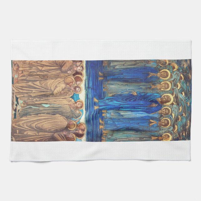 Linge De Cuisine Ascension du Christ par Edward Burne-Jones (Horizontal)