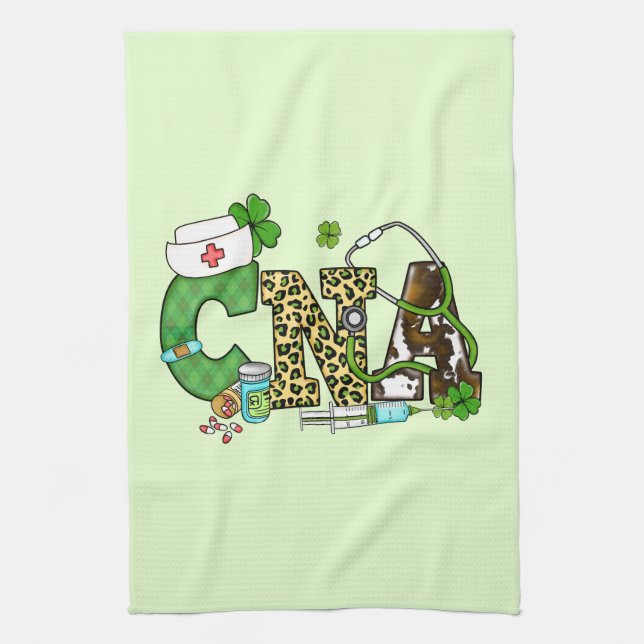 Linge De Cuisine Assistant en soins infirmiers certifié St. Patrick (Vertical)