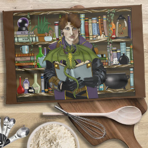Linge De Cuisine Assistant Imaginaire Livres Potions Dragon
