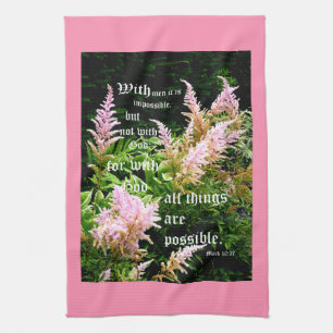 Linge De Cuisine Astilbe avec Mark 10:27