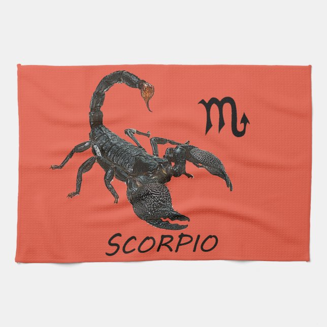 Linge De Cuisine Astrologie de Scorpion (Horizontal)