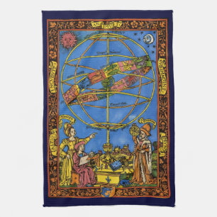 Linge De Cuisine Astronome Claudius Ptolemy, Céleste Vintage