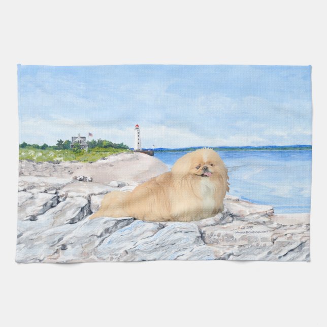 Linge De Cuisine Au phare (Horizontal)