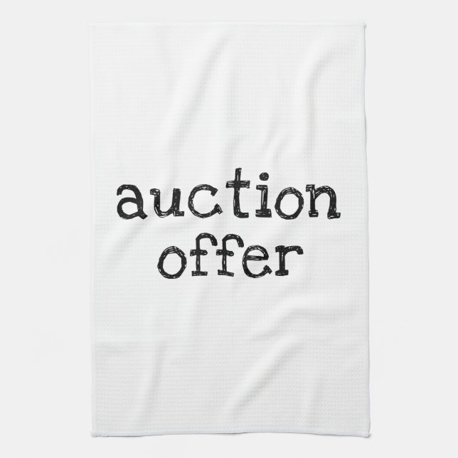 Linge De Cuisine Auction (Vertical)