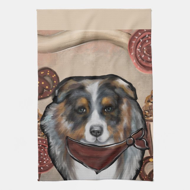 LINGE DE CUISINE AUSTRALIAN SHEPHERD (Vertical)