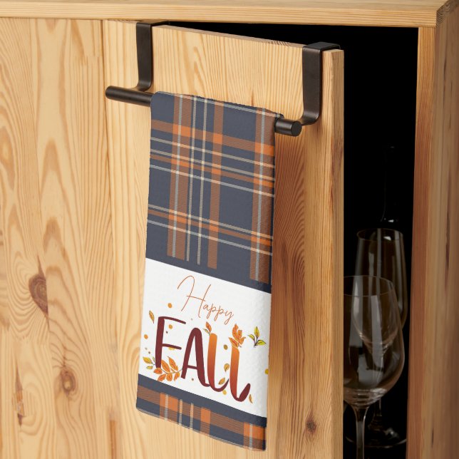 Linge De Cuisine automne/automne/feuille/plaid (Pliage en tiers)