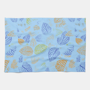 Linge De Cuisine Automne, Motif Feuille 3