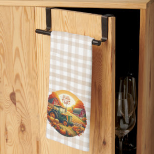 Linge De Cuisine Automne rustique/vintage sur la ferme