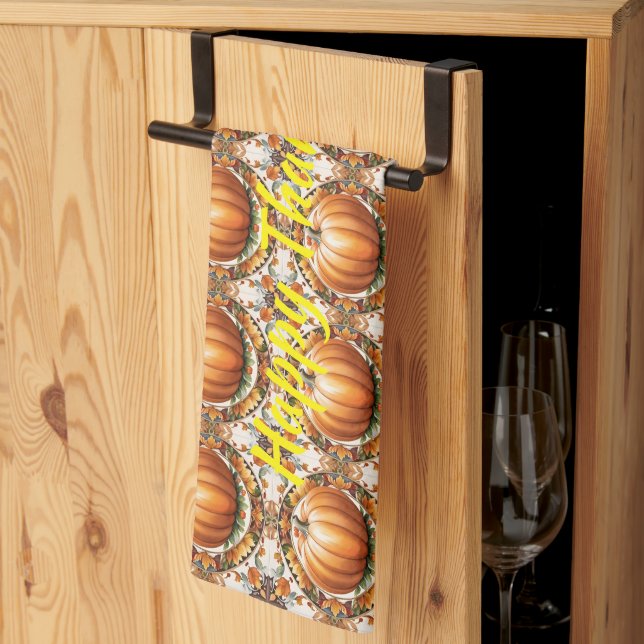 Linge De Cuisine Automne Thanksgiving Populaire Collection de citro (Pliage en tiers)
