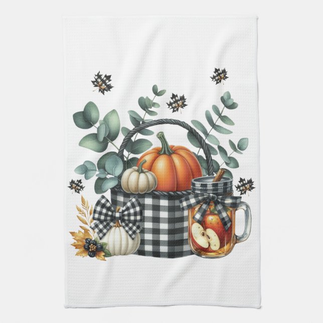 Linge De Cuisine Autumn Harvest Kitchen Towel (Vertical)