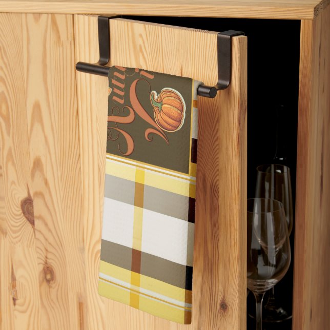 Linge De Cuisine "Autumn Vibes" tendance et design (Pliage en tiers)