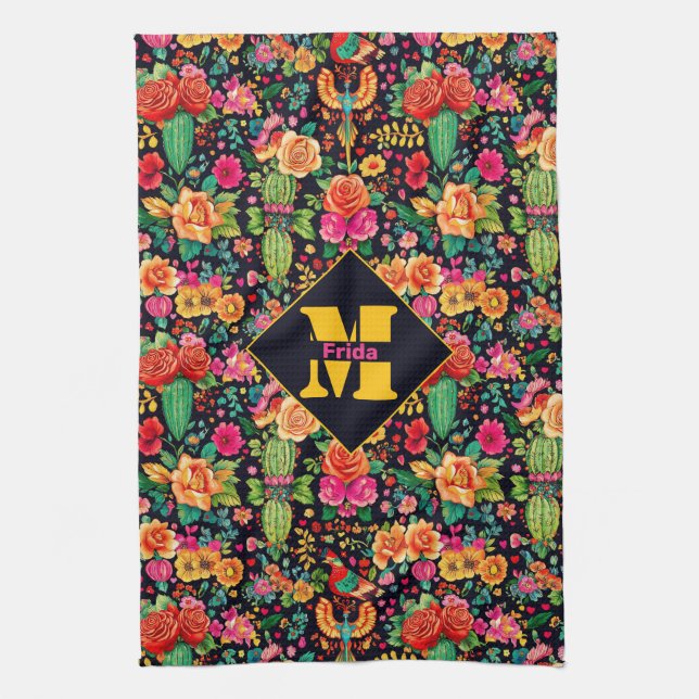 Linge De Cuisine Avec monogramme Viva la Cocina  (Vertical)