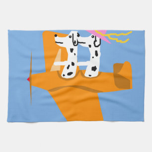 Linge De Cuisine Avion et Dalmates