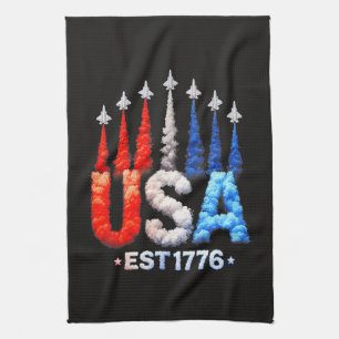 Linge De Cuisine Avions de chasse du 4 juillet Usa Patriotique
