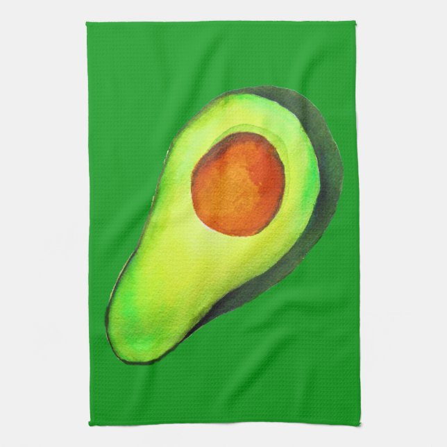 Linge De Cuisine Avocat vert addict art mignon (Vertical)