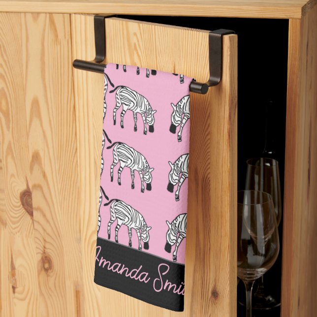 Linge De Cuisine Awesome et Happy Kenyan Zenbras (Pliage en tiers)
