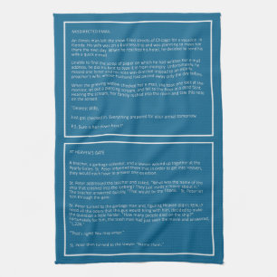 Linge De Cuisine Awesome Plaisanteries personnalisé couleur serviet