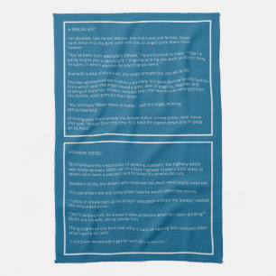 Linge De Cuisine Awesome Plaisanteries personnalisées couleur servi