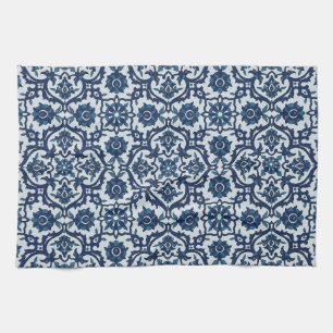 Linge De Cuisine Azulejos Floral Carrelage Motif