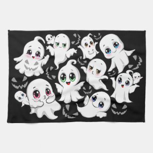 Linge De Cuisine Baby Ghosts Éffrayant mignon Halloween humeur