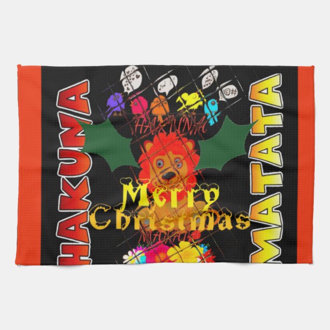 Linge De Cuisine Baby Simba Merry Christmas Collection (Horizontal)