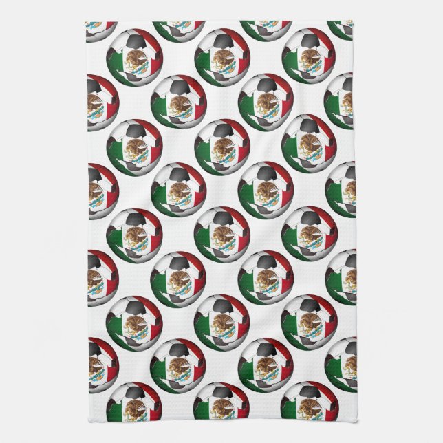 Linge De Cuisine Bal de football mexicain (Vertical)