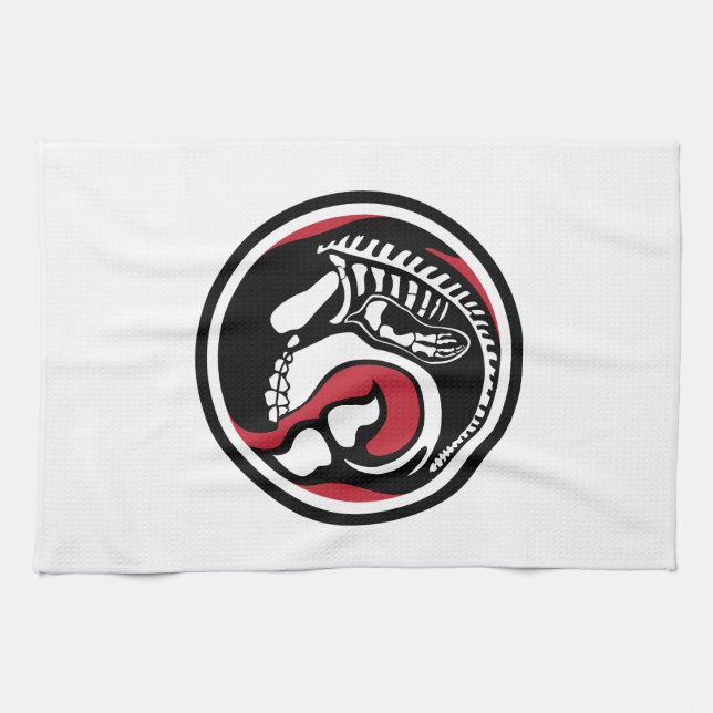 Linge De Cuisine baleine (Horizontal)