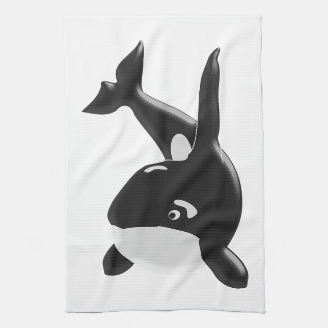 Linge De Cuisine Baleine tueuse (Vertical)