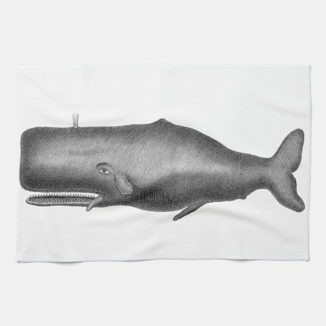 Linge De Cuisine Baleine Vintage (Horizontal)