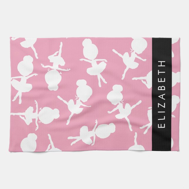 Linge De Cuisine Ballerina Motif, Filles de ballet, Danse, Votre No (Horizontal)