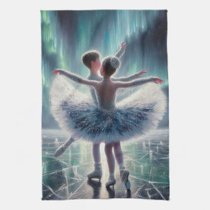 Linge De Cuisine Ballet sur glace Aurora