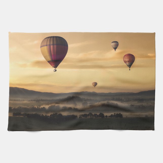 Linge De Cuisine Ballons à Air Chaud Majestueux (Horizontal)