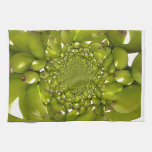 Linge De Cuisine Banane verte Kaleidoscope Art Imprimer/Graphique