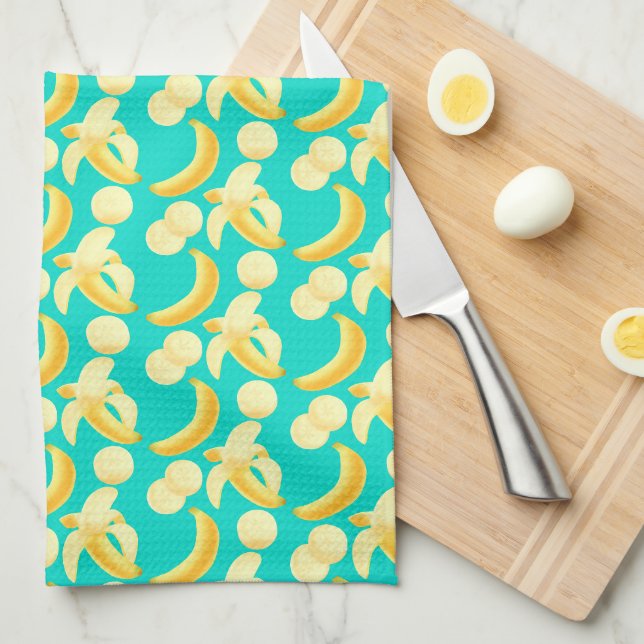 Linge De Cuisine Bananes (Quart Plié)