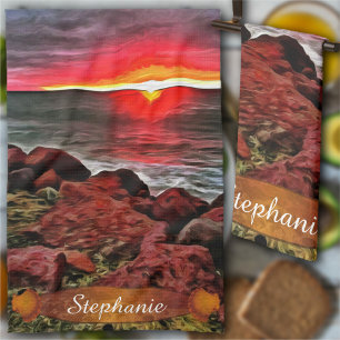 Linge De Cuisine Banderas Rocky Sunset 914