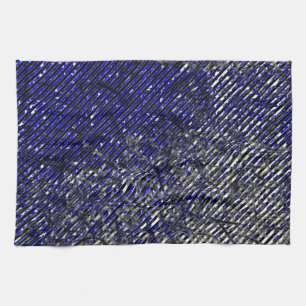 Linge De Cuisine Bandes bleues peler vos couleurs