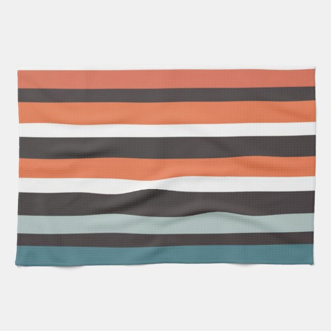 Linge De Cuisine Bandes de couleurs (Horizontal)