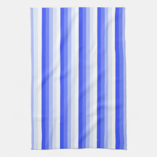 Linge De Cuisine Bandes d'ombre bleu royal