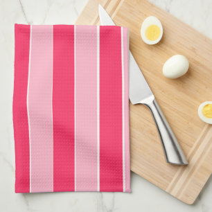 Linge De Cuisine Bandes roses