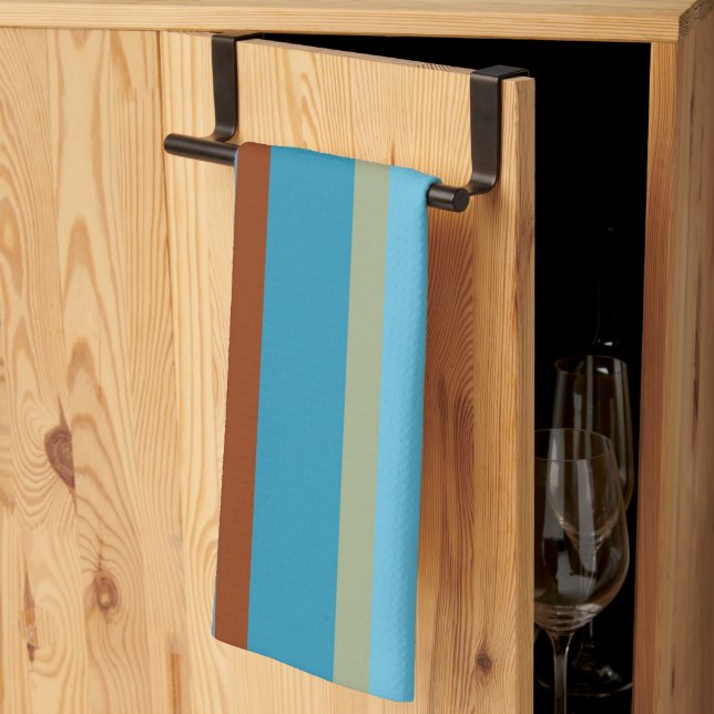 Linge De Cuisine Bandes sud-ouest 15 (Pliage en tiers)