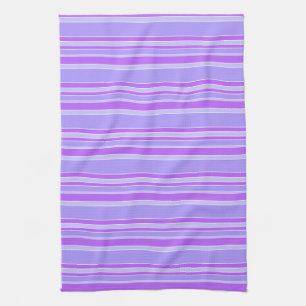 Linge De Cuisine Bandes violettes
