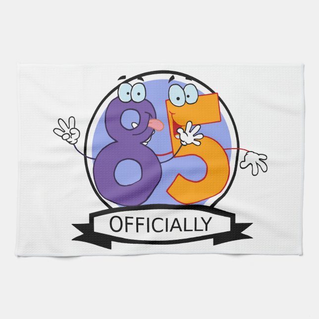 Linge De Cuisine Bannière d'anniversaire officielle 85 (Horizontal)