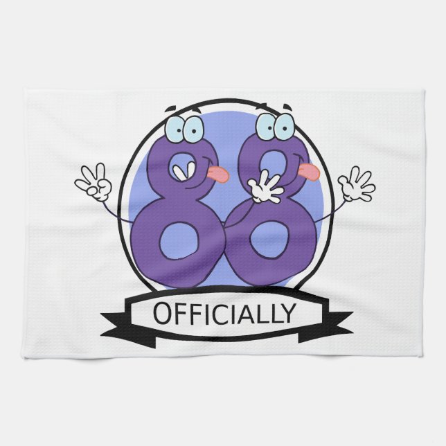 Linge De Cuisine Bannière d'anniversaire officielle 88 (Horizontal)