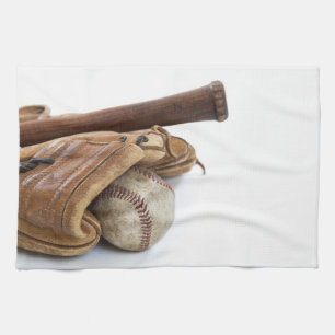 Linge De Cuisine Base-ball vintage et batte