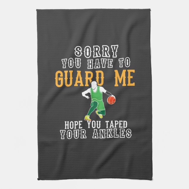 Linge De Cuisine Basket-ball amusant (Vertical)