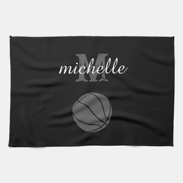 Linge De Cuisine Basket-ball du Personalized (Horizontal)