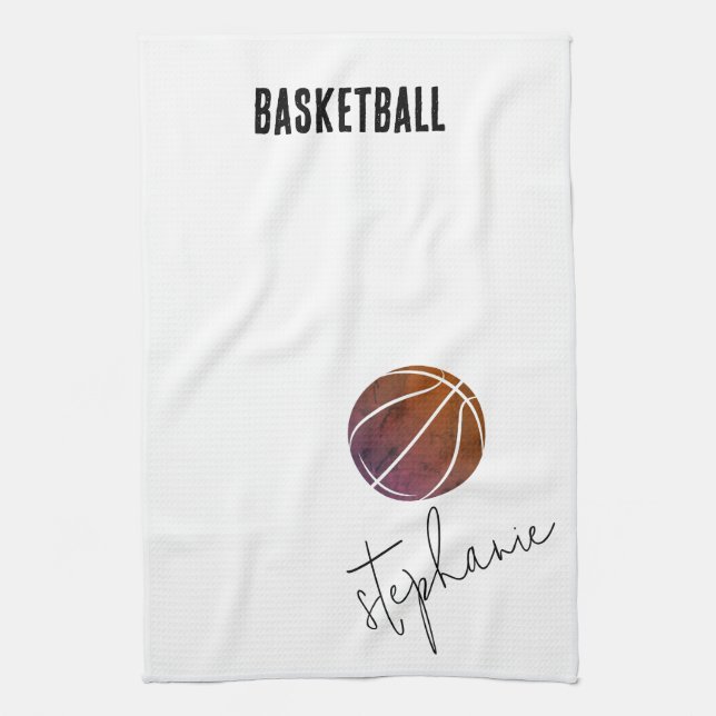 Linge De Cuisine Basket-ball du Personalized (Vertical)